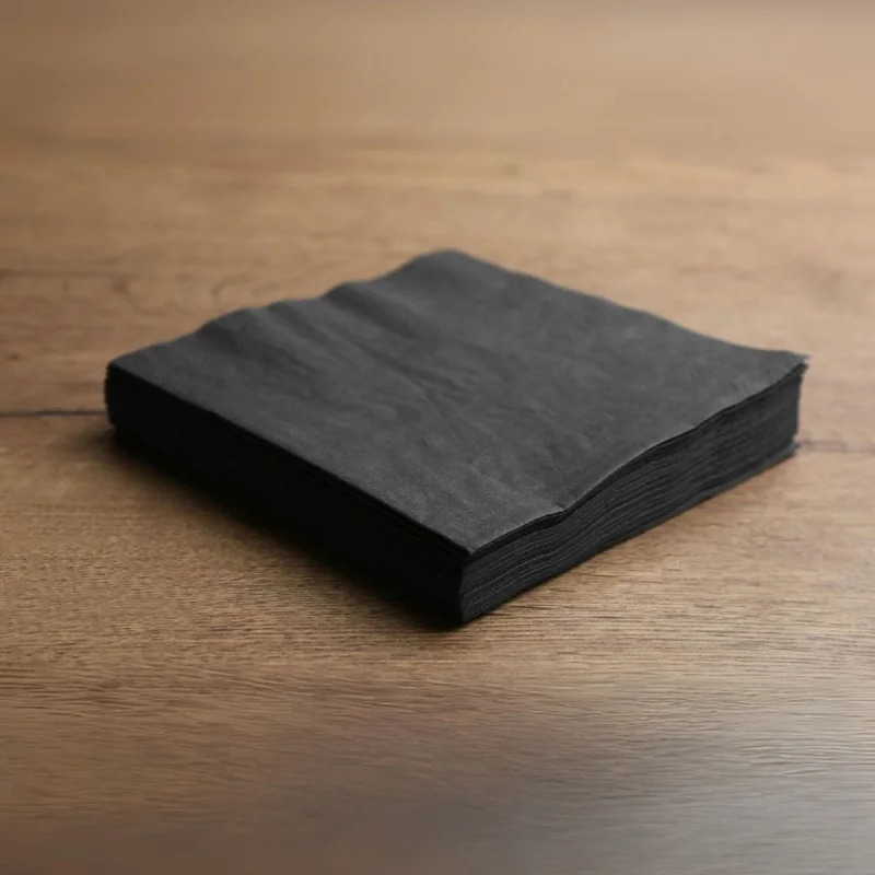 Papirnate serviete, črne barve, manjše Almima Embal