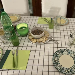 Papirnate serviete, zelene barve