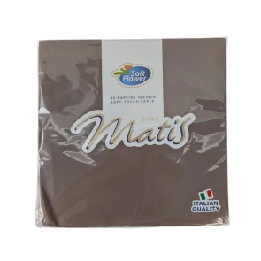 Papirnate serviete, rjave barve