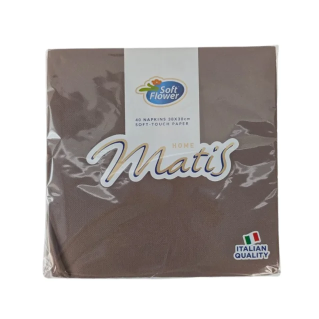 Papirnate serviete, rjave barve