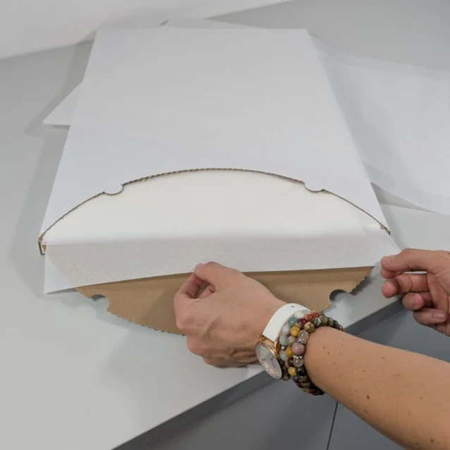 Peki papir v lističih, 60 x 80 cm