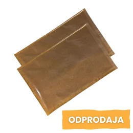 Gladka vakuum vrečka, papirnato dno 230x230 mm