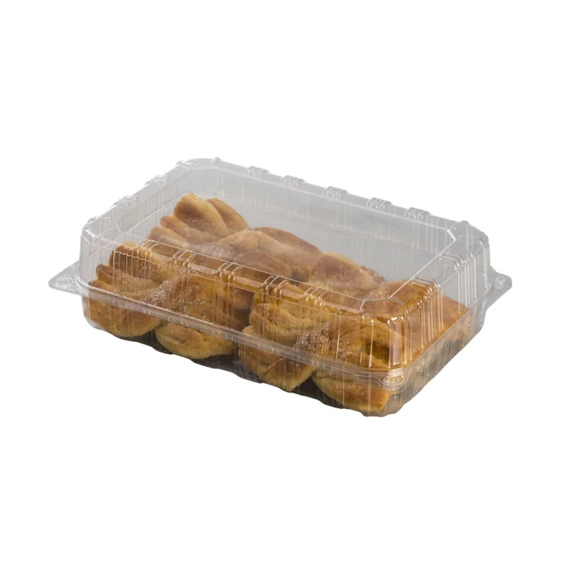 Pravokotna posodica s pokrovom na preklop, Almima Embal