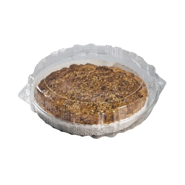 Okrogla posodica s pokrovom na preklop Almima Embal