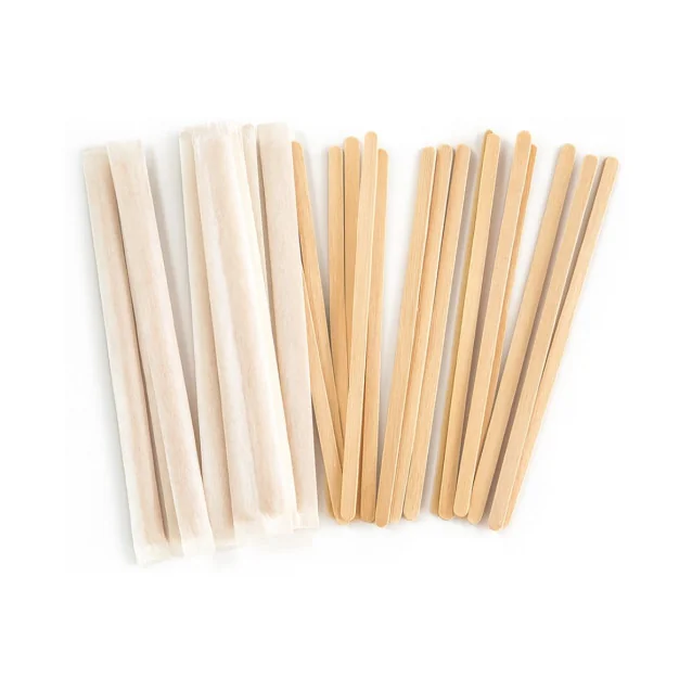 Lesene mešalne palčke – higiensko pakiranje 11 cm (200/1) ALMIMA EMBAL