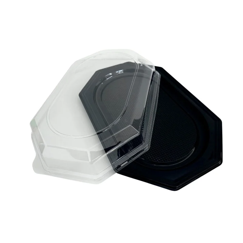 Pladenj s pokrovom PET, 350 x 247 x 20 mm, Almima Embal