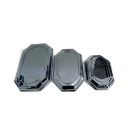 Pladenj s pokrovom PET, 350 x 247 x 20 mm, Almima Embal