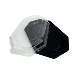 Pladenj s pokrovom PET, 350 x 247 x 20 mm, Almima Embal