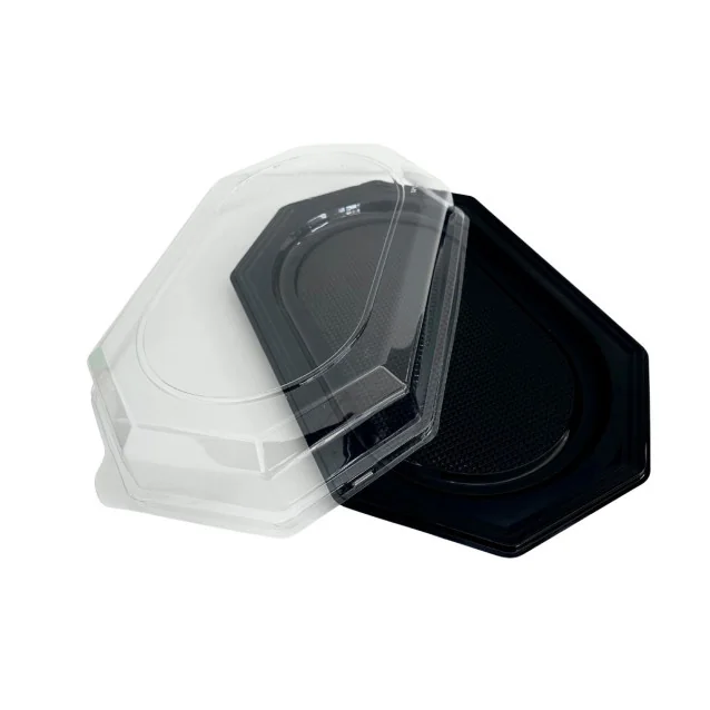 Pladenj s pokrovom PET, 350 x 247 x 20 mm, Almima Embal