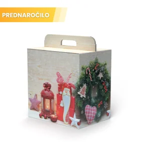 Darilna kartonska škatla, božič
