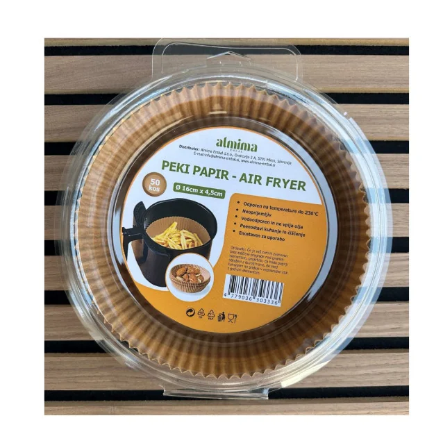 Peki papir - air fryer Ø 20cm x 4,5cm