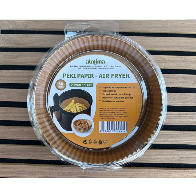 Peki papir - air fryer Ø 20cm x 4,5cm