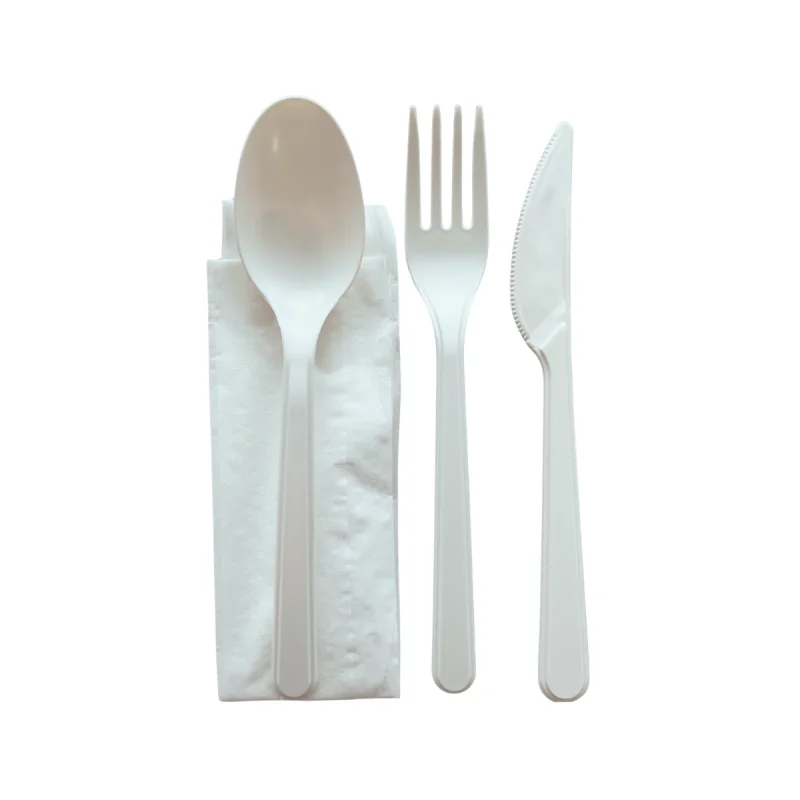 CPLA set vilica + žlica + nož + servieta