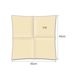 Serviete AIRLAID, šampanj barve