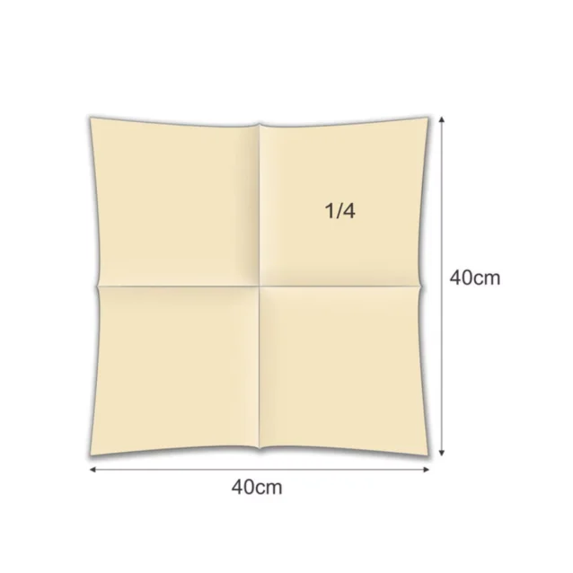 Serviete AIRLAID, šampanj barve