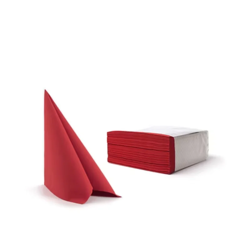 Serviete AIRLAID, rdeče barve, 40 x 40 cm