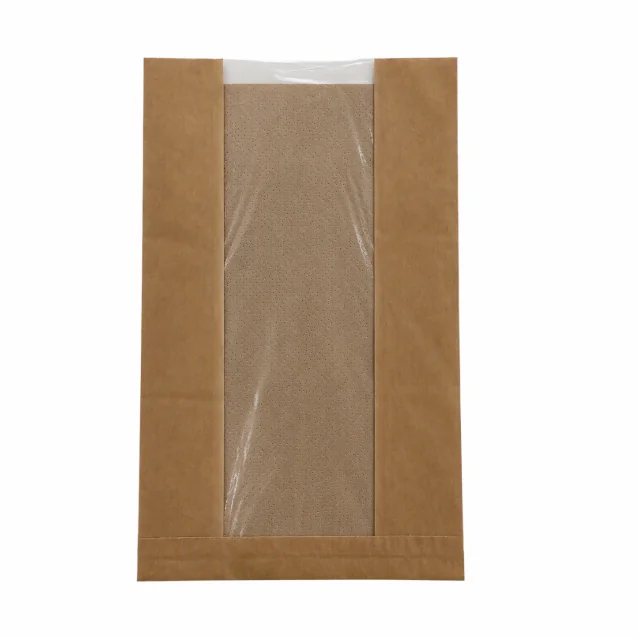Papirnate vrečke natron s perforiranim oknom, ALMIMA EMBAL