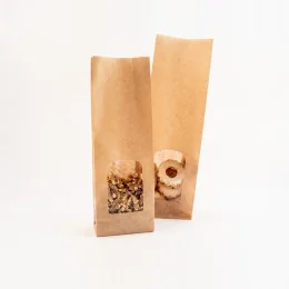 Vrečka z okencem, 140 + 80 x 360 mm