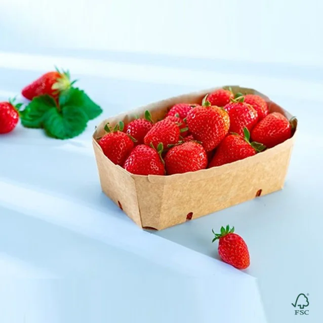 Košarica za jagode kartonska, 500 g