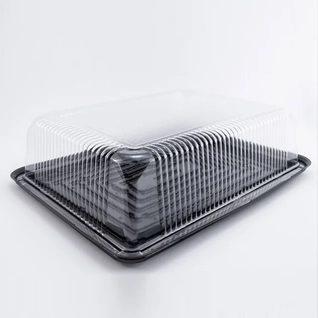 Pladenj s pokrovom za torte ali slaščice, 400 X 300 X 105 mm