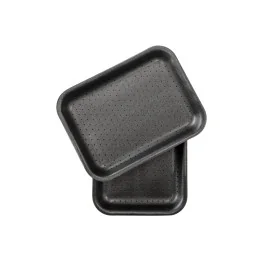 Stiropor pladenj EPS črn s pivnikom, 290 X 220 X 30 mm