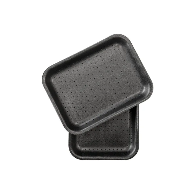 Stiropor pladenj EPS črn s pivnikom, 290 X 220 X 30 mm