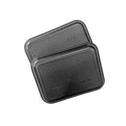 Stiropor pladenj EPS črn s pivnikom, 290 X 220 X 30 mm