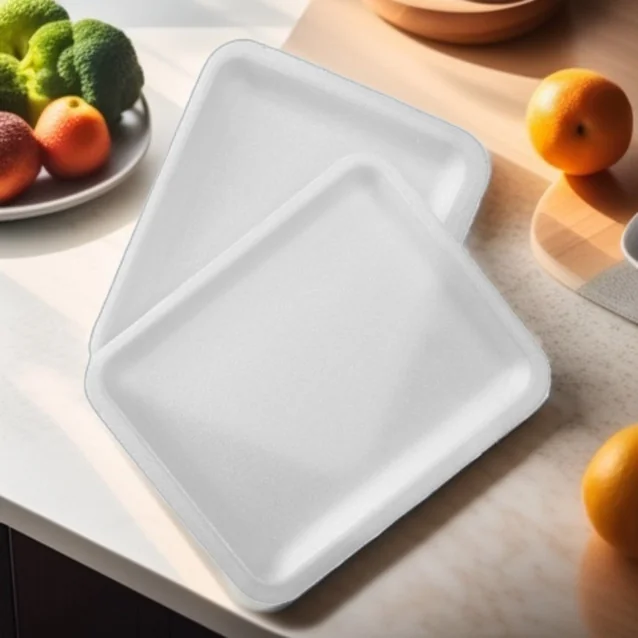 Stiropor pladenj EPS bel, 220 X 180 X 20 mm