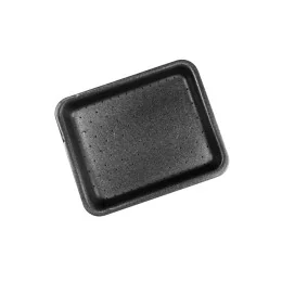 Stiropor pladenj EPS črn s pivnikom, 220 X 180 X 26 mm