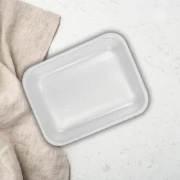 Stiropor pladenj EPS bel, 340 X 260 X 55 mm