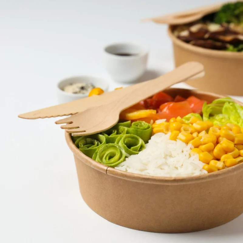 Okrogla papirnata posodica